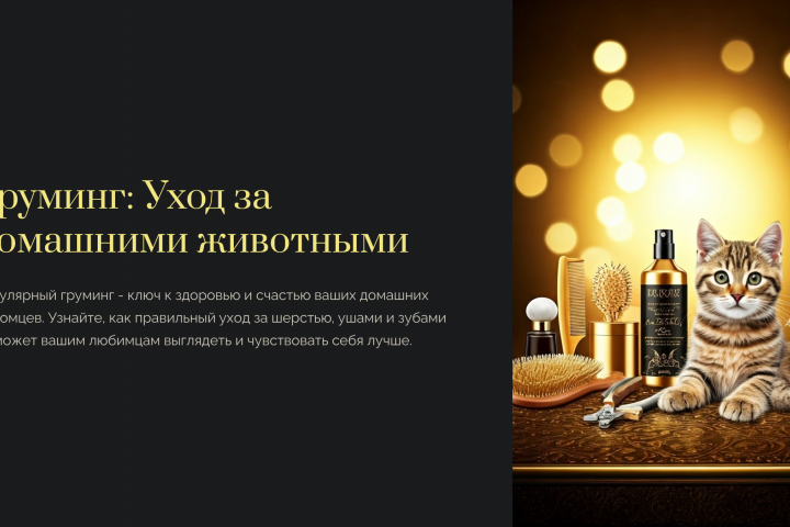 Груминг-уход за домашними животными