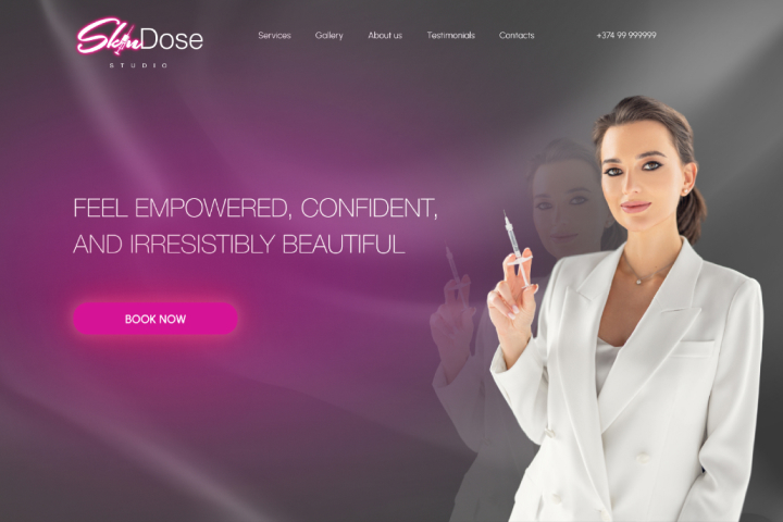 Landing Page для косметолога