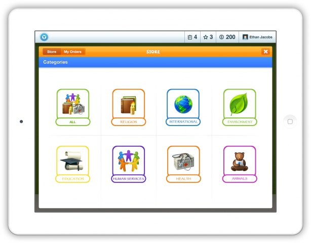 «Tykoon», приложение «Kid Store»