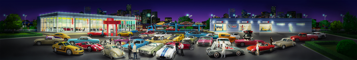 Иллюстрация для сайта «RKM», отделения «Dealer Garage».