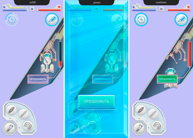Скрины игры «nanoLab Fighter»
