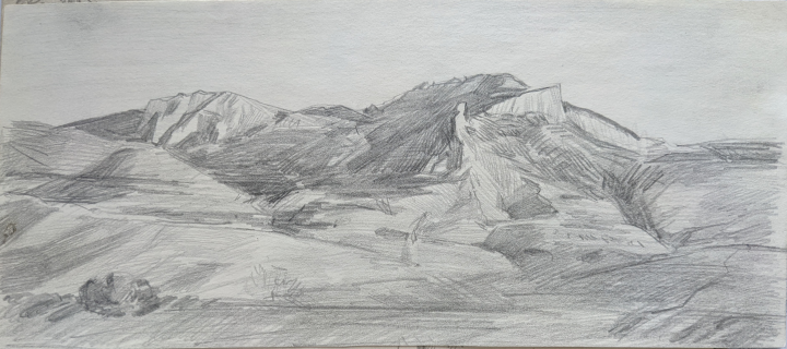 Вид на горы Солнечной долины