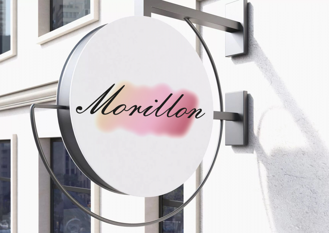 Логотип для магазина вина "Morillon"