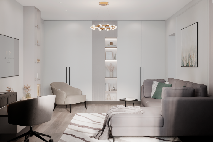 Светлый интерьер