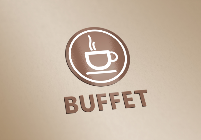 Логотип для кафе BUFFET