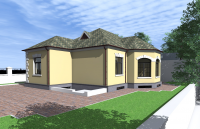 Одноэтажный жилой дом