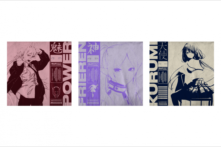 Баннеры с аниме персонажами