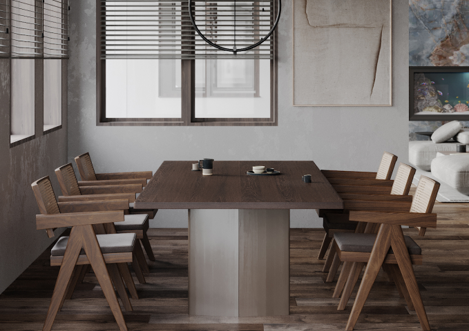 Столовая в частном доме