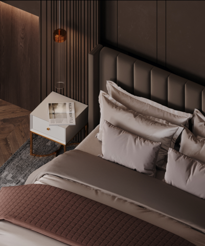 Спальня в стиле неоклассика