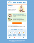 Верстка E-mail рассылки для Nestle