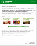 Верстка E-mail рассылки по сайту скидок