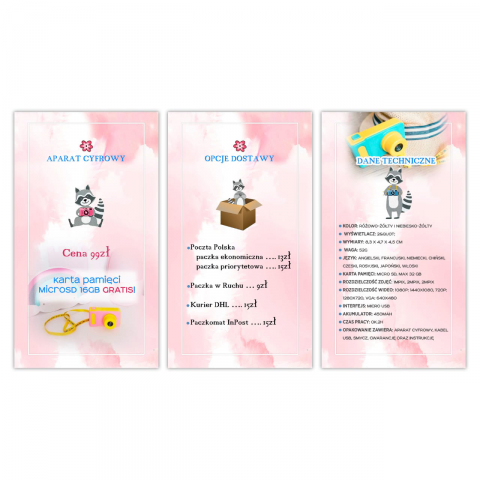 Дизайн вечных сторис для @smartbabycamerapl