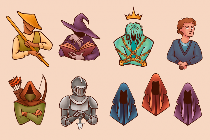 Персонажи для настолько игры