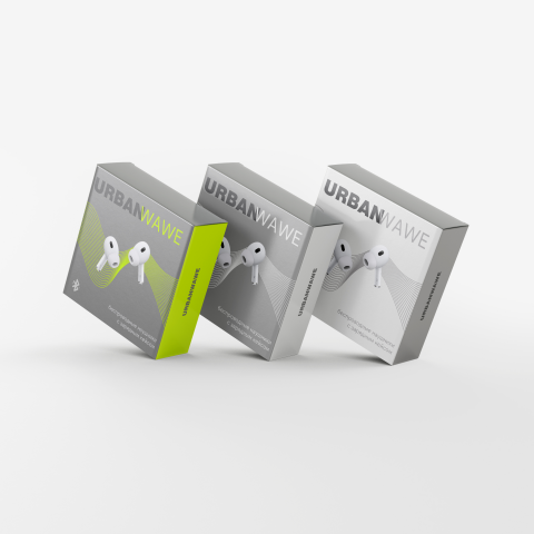 упаковка беспроводных наушников