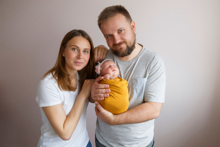 Фотосессии новорождённых малышей
