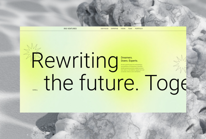 Сайт студии на Tilda IRIS VENTURES