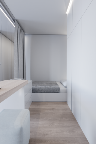 Квартира в белых тонах