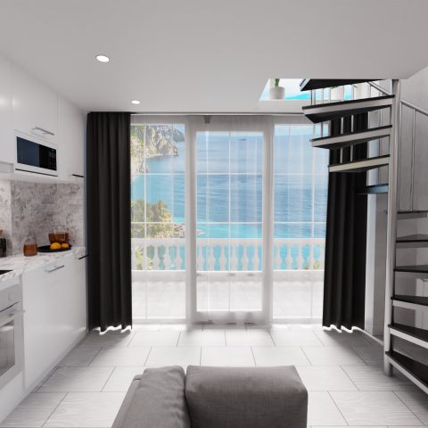 Кухня-гостинная