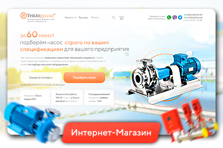 Магазин промышленных насосов "Теплоруссия"