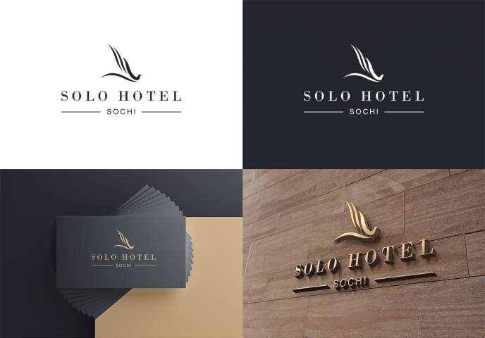 Логотип для отеля "Solo Hotel"