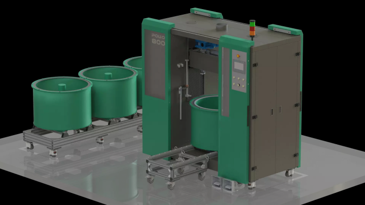 Автоматическая галтовочная машина