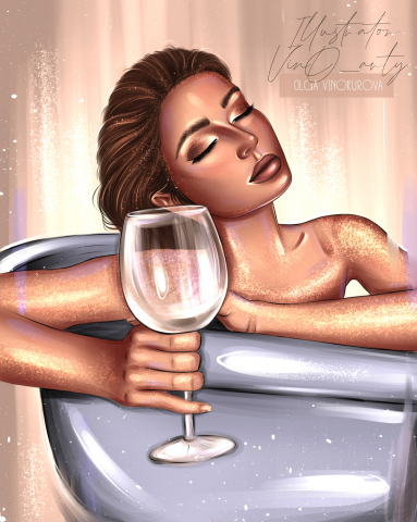 Портрет в стиле Диджитал арт