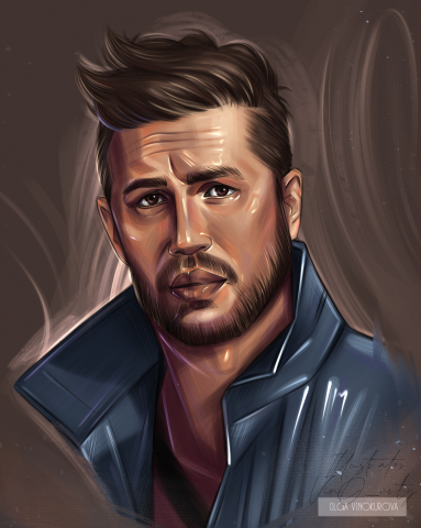 Портрет в стиле Диджитал арт