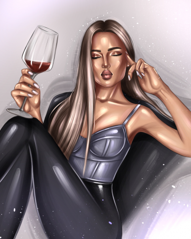 Портрет в стиле Диджитал арт