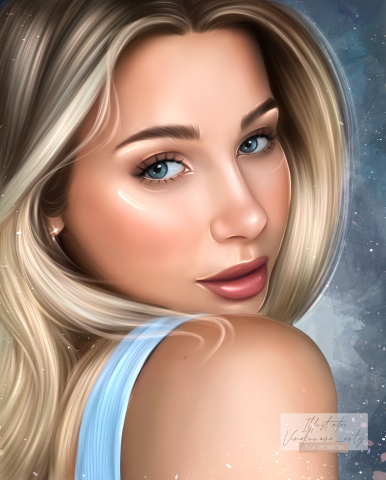 Портрет в стиле Дрим арт