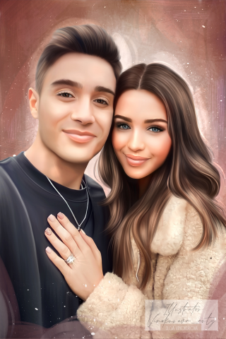 Портрет в стиле Дрим арт