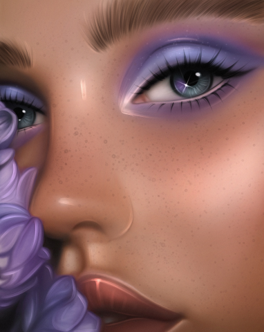 Портрет в стиле Дрим арт