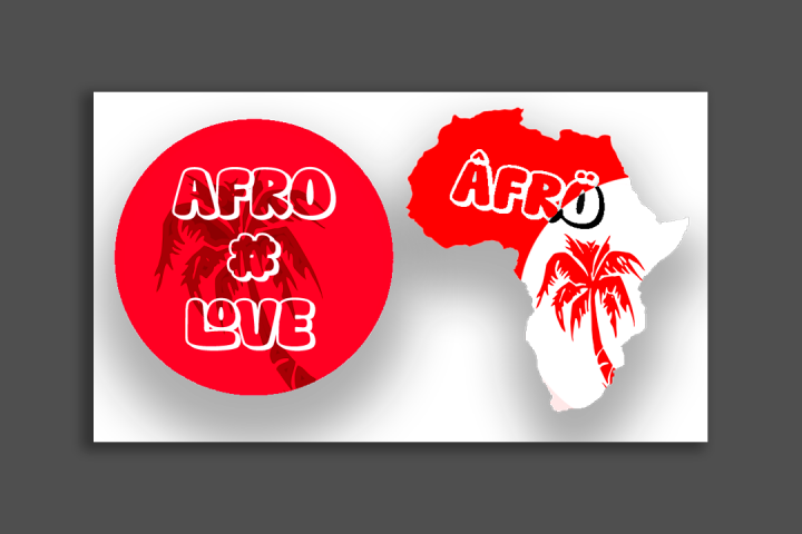 Дизайн наклеек для мероприятия "Afro Soul"