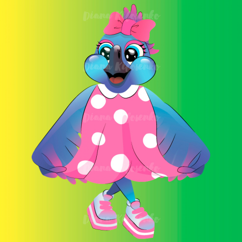 Попугай девочка