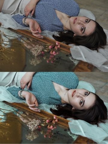 Студийная портретная съёмка