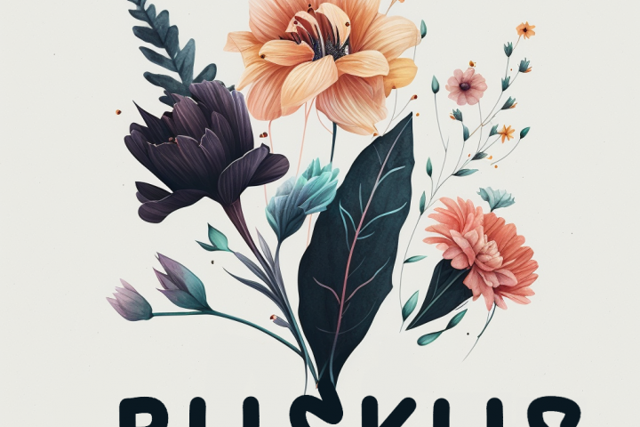 Логотип Ruskus flowers