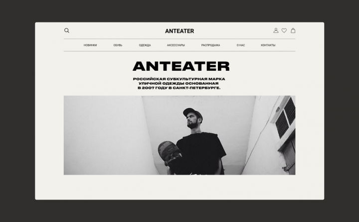 Anteater Clothing - Redesign concept