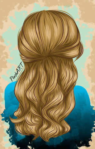 Рисунок прически