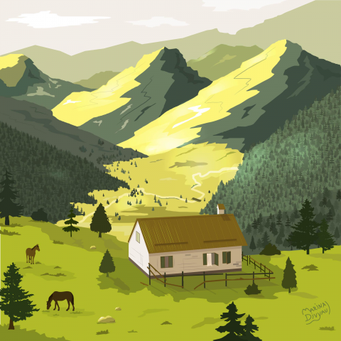Векторная иллюстрация. Adobe Illustrator.