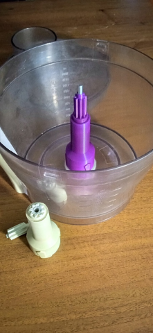 3D печать - вал кухонного комбайна