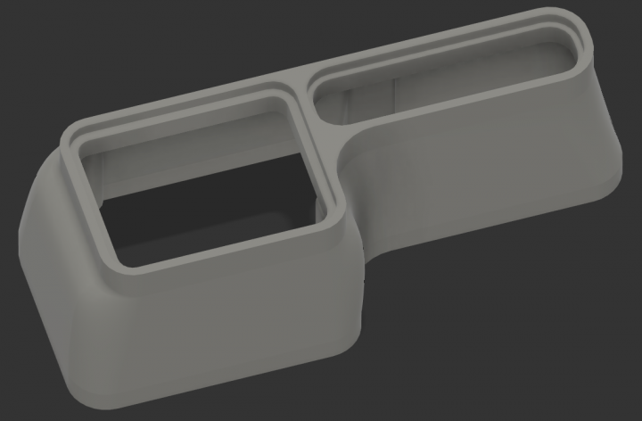 Модель корпуса спидометра мотоцикла