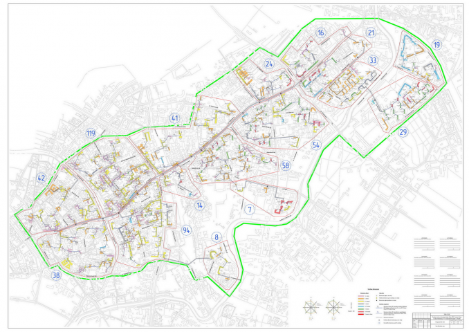FTTB сеть р. Басманный, Москва, 620 адресов