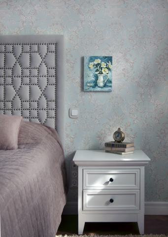 Спальня - нежный интерьер