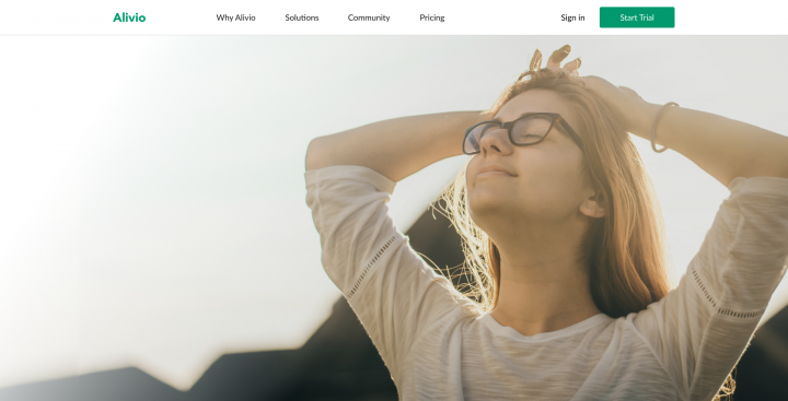 Адаптивная верстка сайта "Alivio"