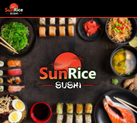 Логотип для суши-кафе