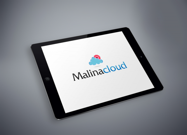 Пример логотипа для "MalinaCloud"