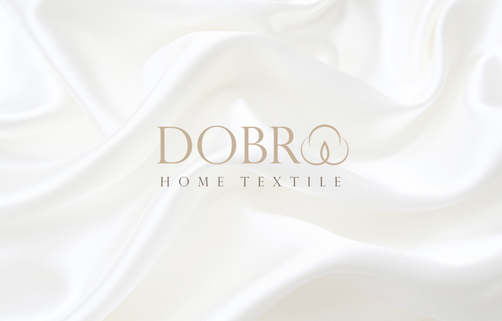 Логотип для магазина текстиля Dobro