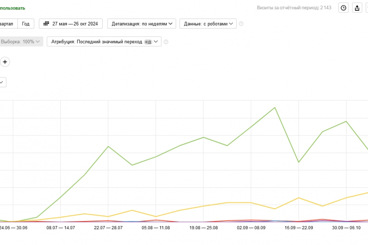Продвижение сайта подготовки и переподготовки тренеров (РФ,2024)