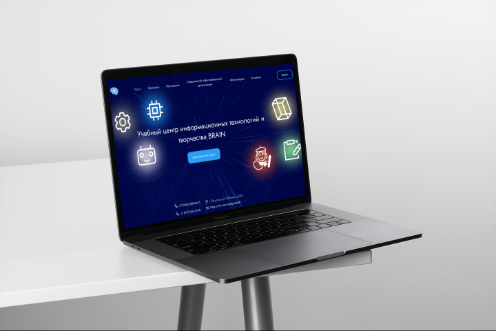 Научная платформа для оффлайн школы для детей Brain