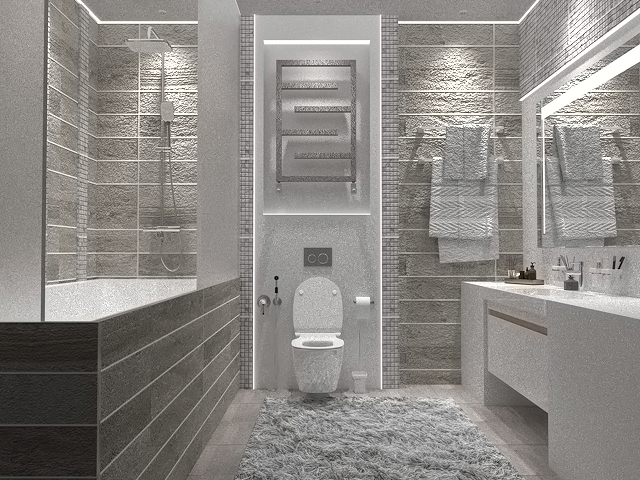 Рендер ванны