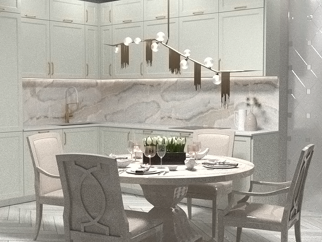 Рендер кухни